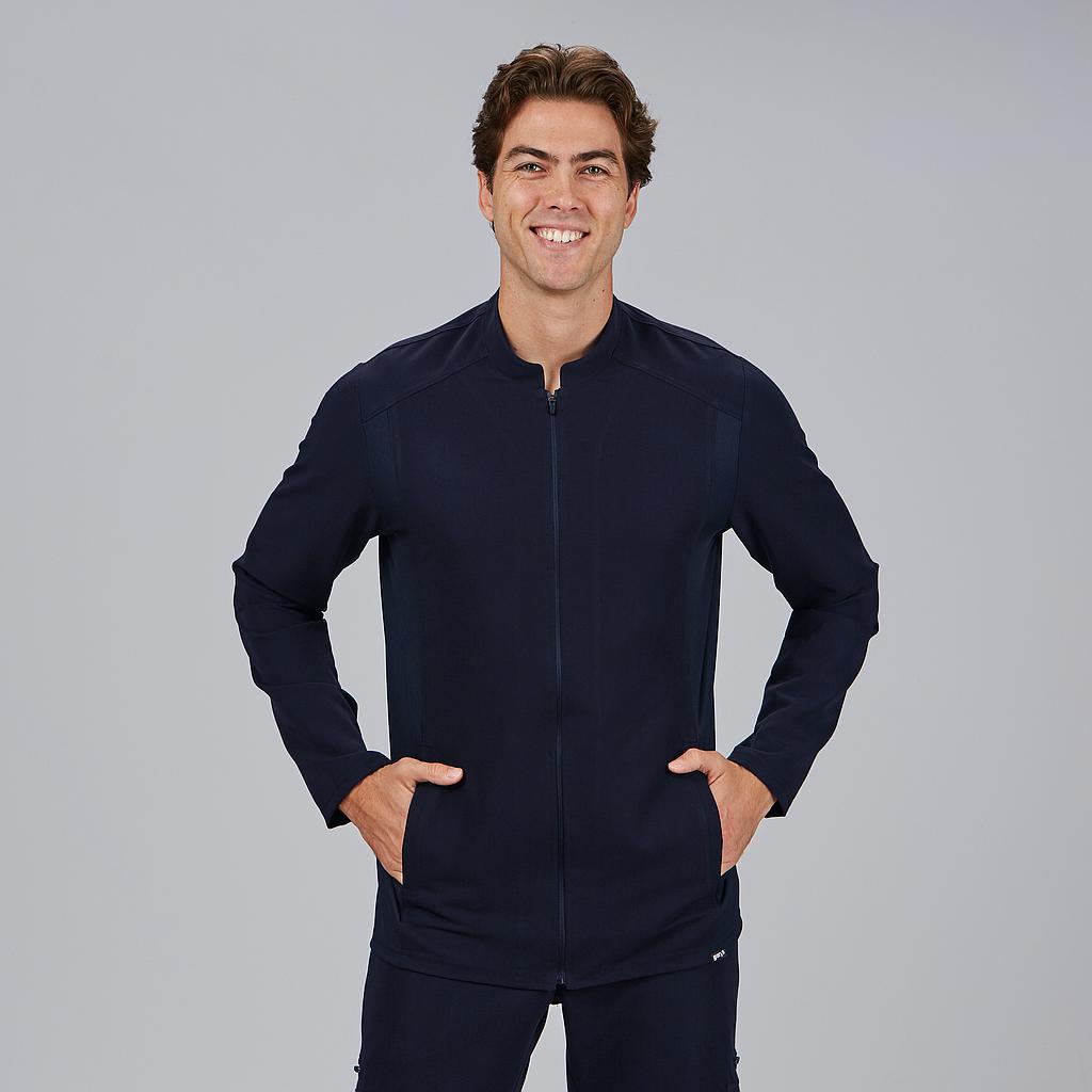 GARY'S Biel Blouse Homme Zip Noir Manches Longues