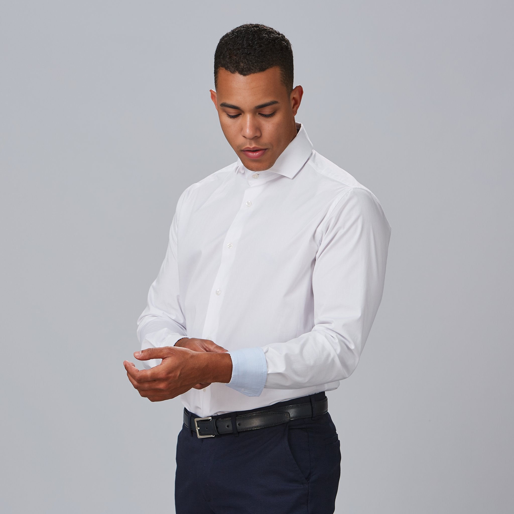 Gary's Stefano 260021 chemise homme blanche slim