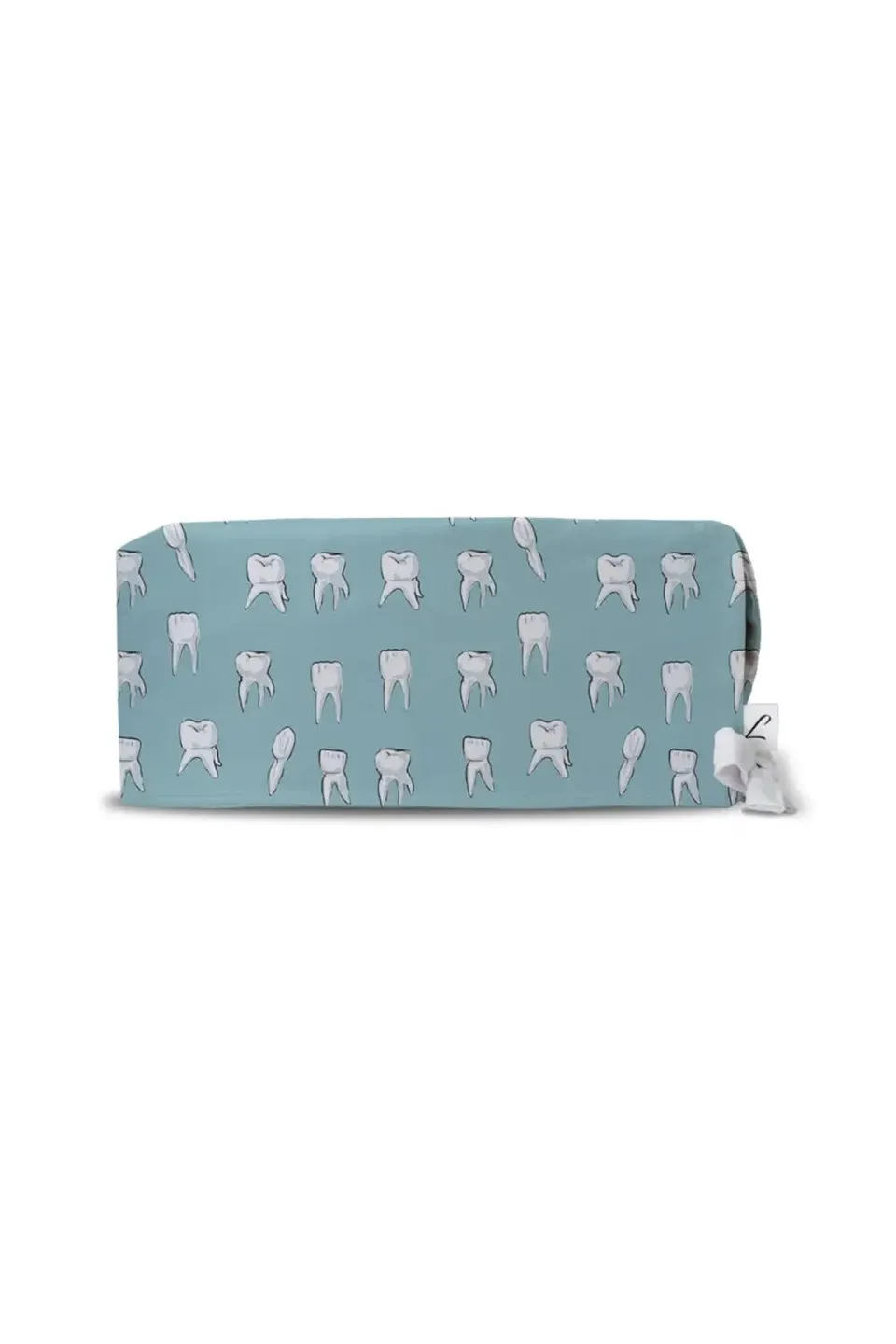 Aelin Paris calot de bloc vert turquoise imprimé dents