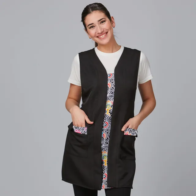 Gary's Nenúfar chasuble noire imprimé taille unique