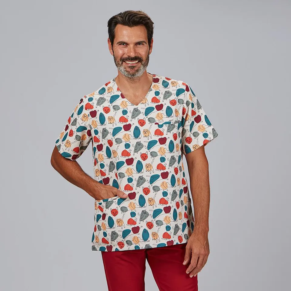 GARY'S Mika Blouse unisexe ronroneo tunique medicale