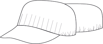 GARY'S Poplin calot cuisine blanc unisexe lot 10 coton élastique