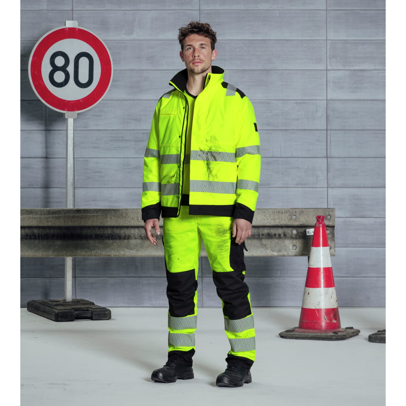 Würth MODYF Fluo Parka Jaune Fluo L classe 3 hiver