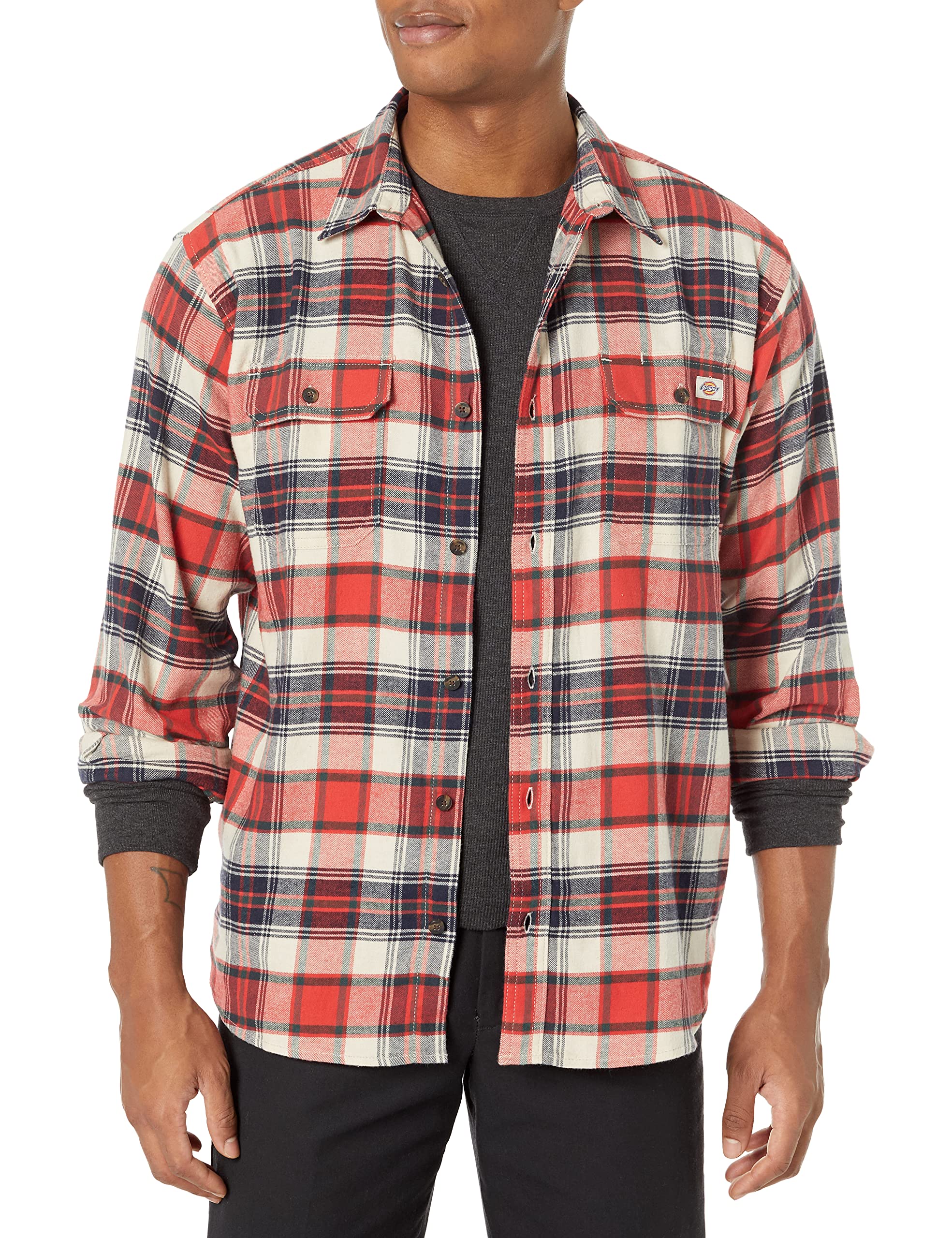 Dickies Flex Flannel chemise flanelle homme manches longues carreaux