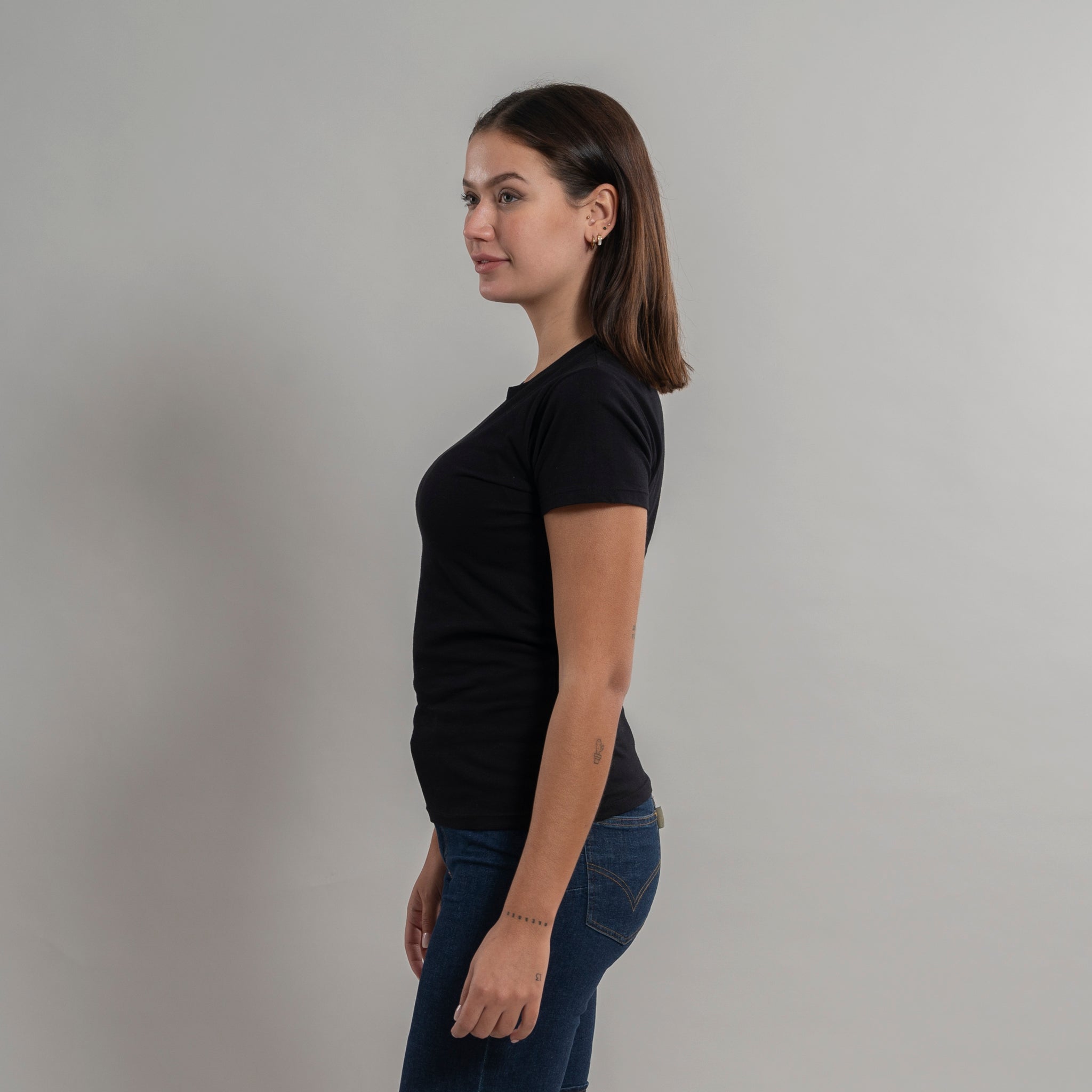 Gary's T-Shirts T-shirt Loarre femme noir coton