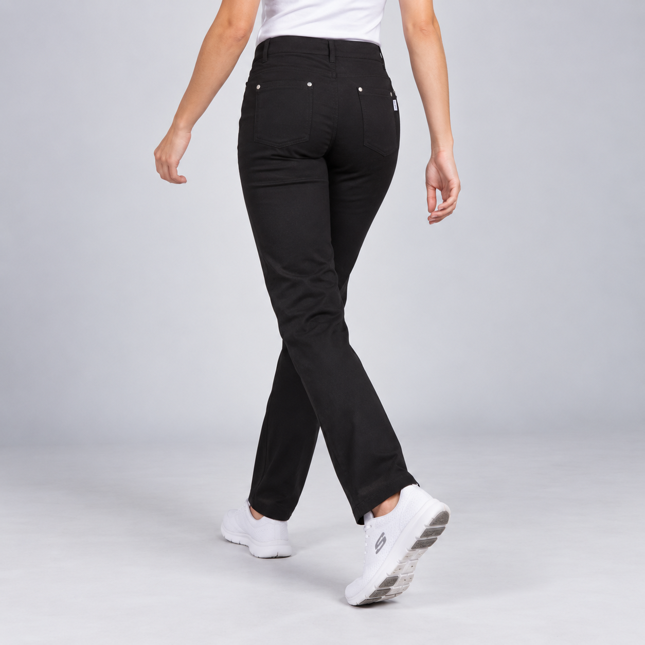 Gary's Jeans pantalon travail femme noir stretch 42