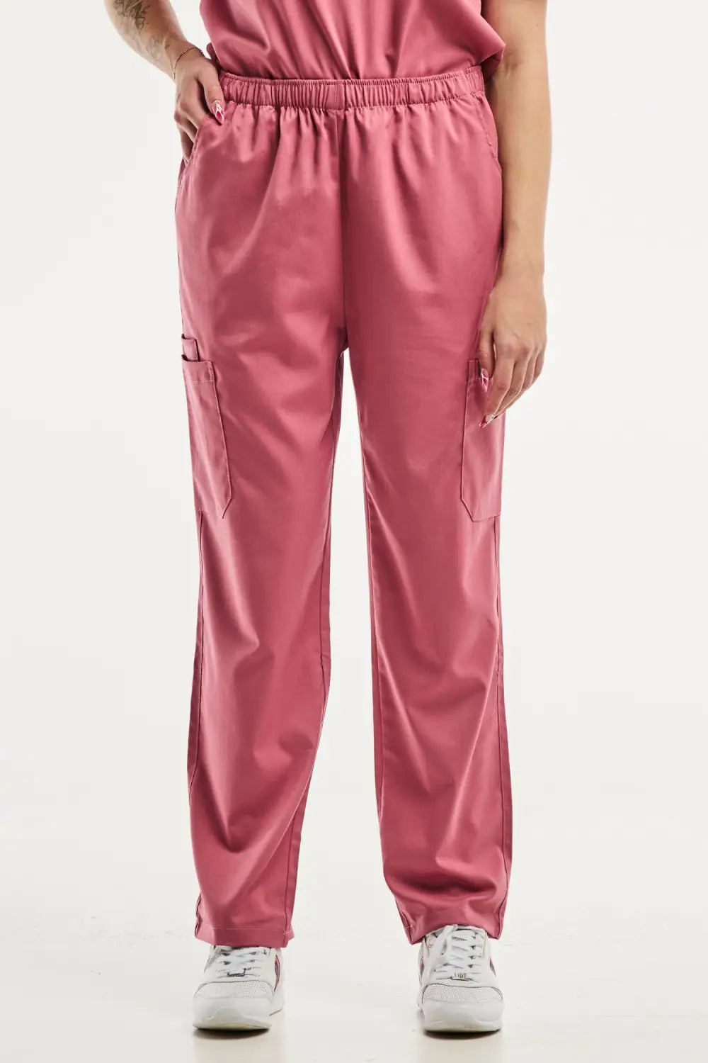 Aelin EMMA pantalon médical femme rose stretch