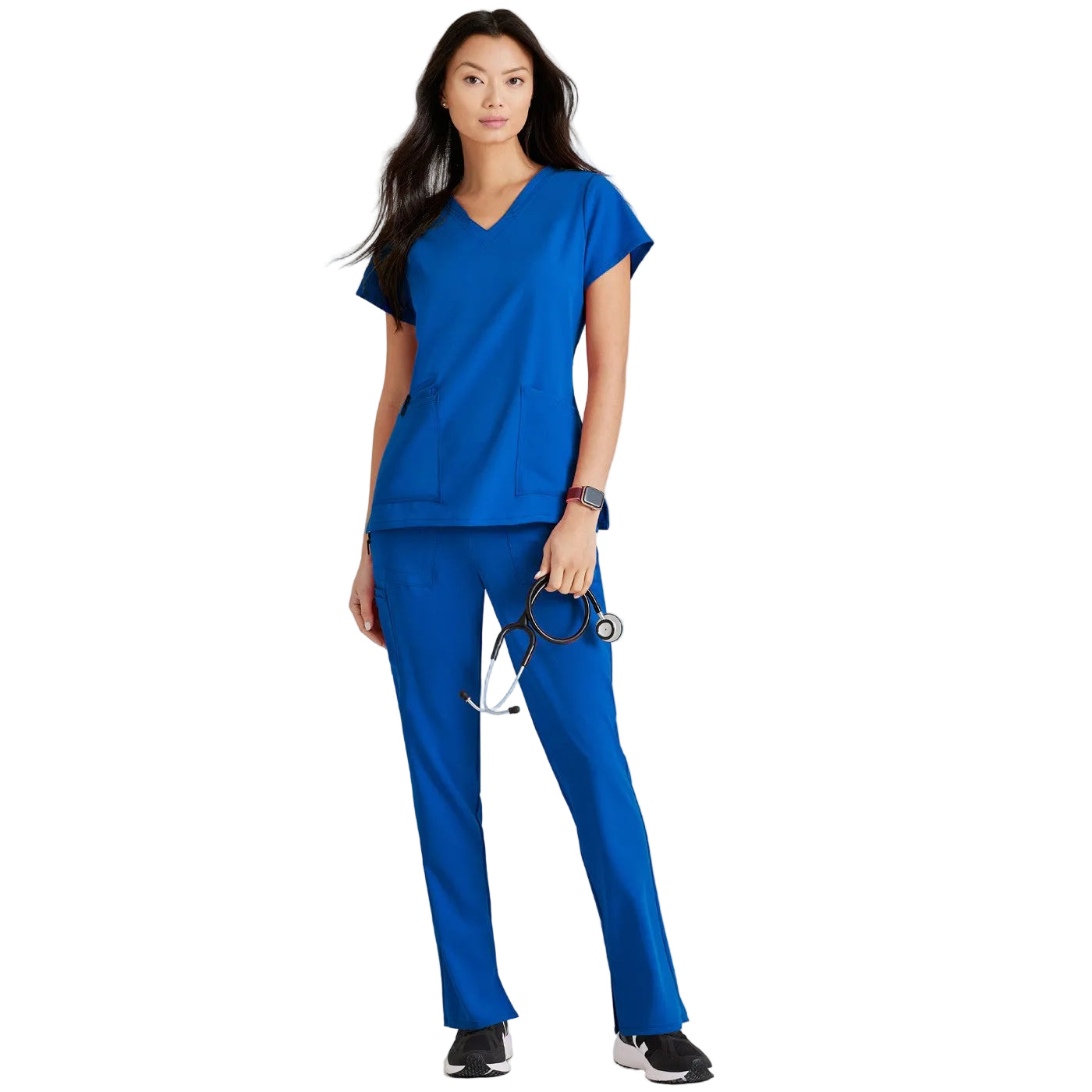 Grey’s Anatomy blouse femme Luxe360 col V 4 poches