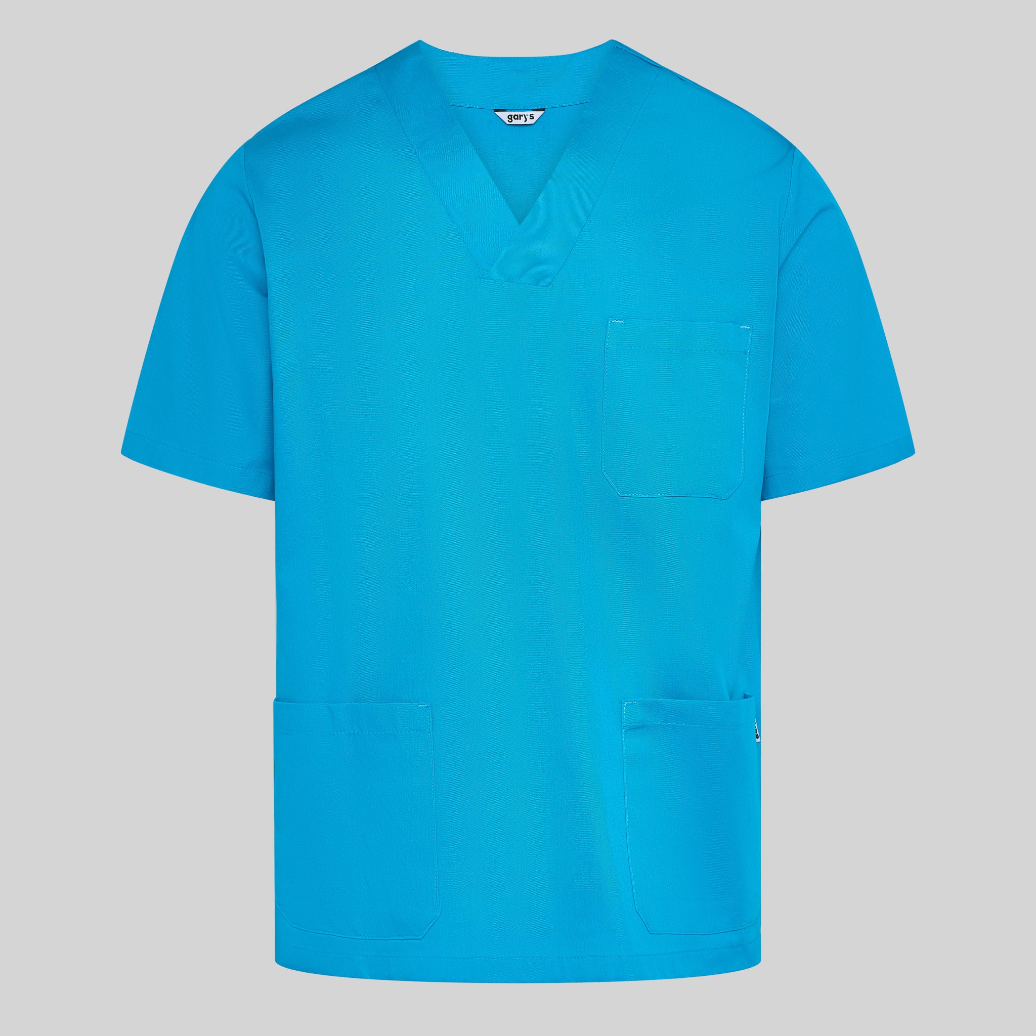 GARY'S Blouse tunique médicale col V noire manches courtes
