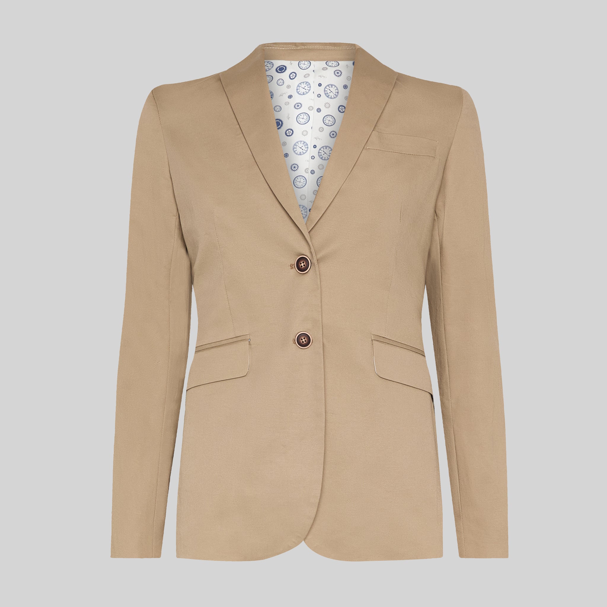 GARY'S Blazer veste tailleur femme marine 2 boutons