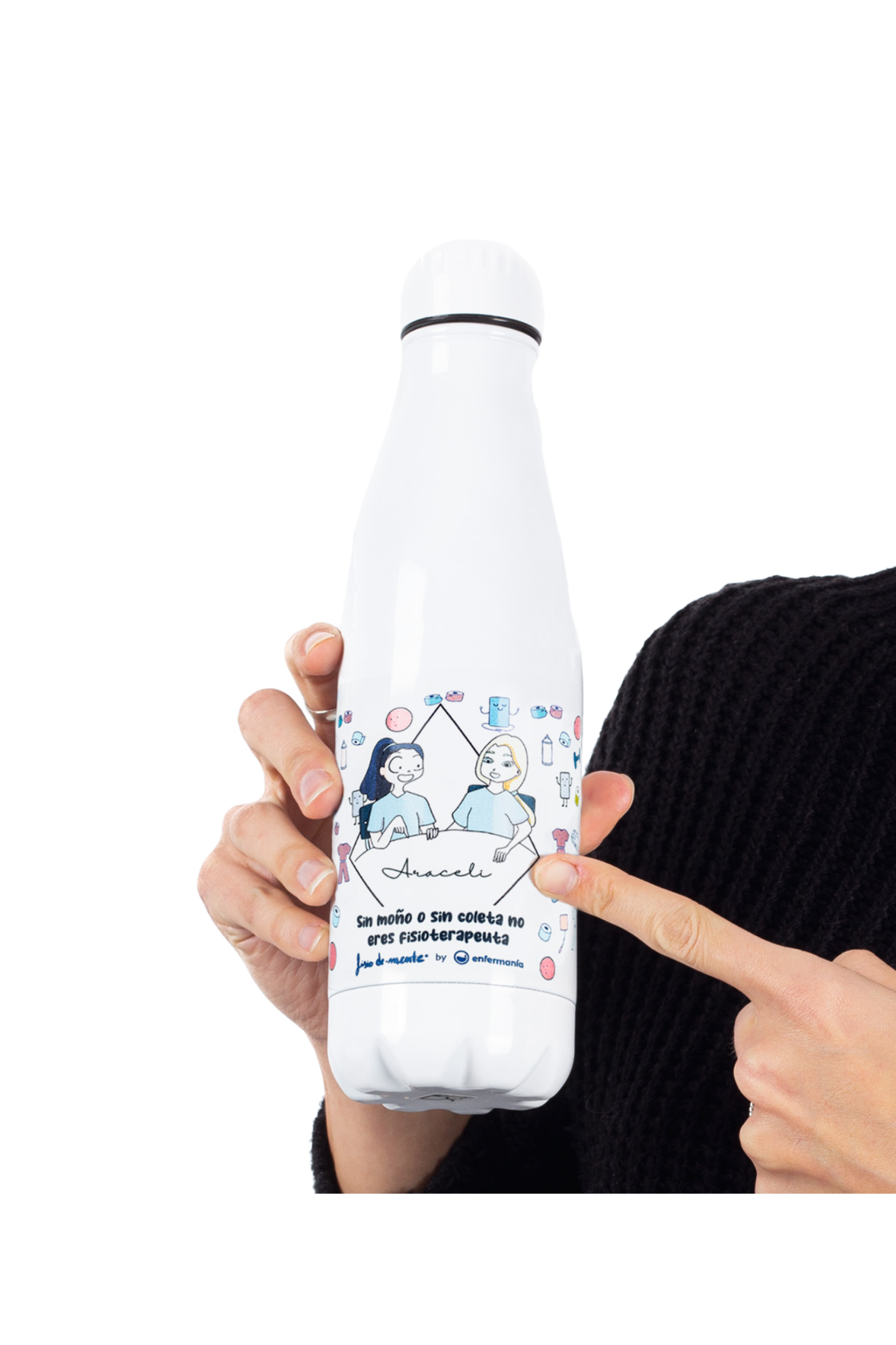 Enfermania Physio gourde inox 700 ml personnalisable