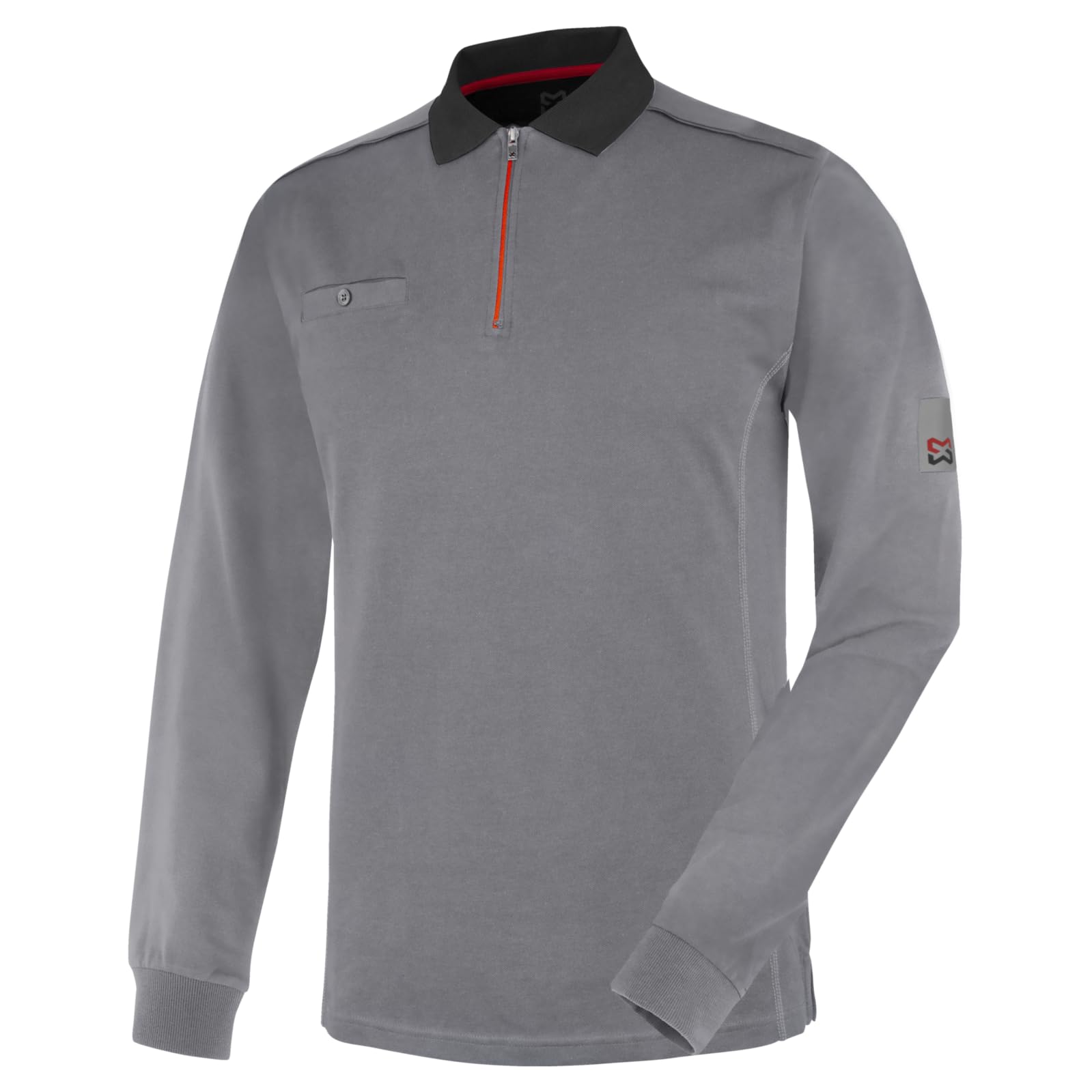 Würth MODYF Stretch X polo travail gris 4XL manches longues