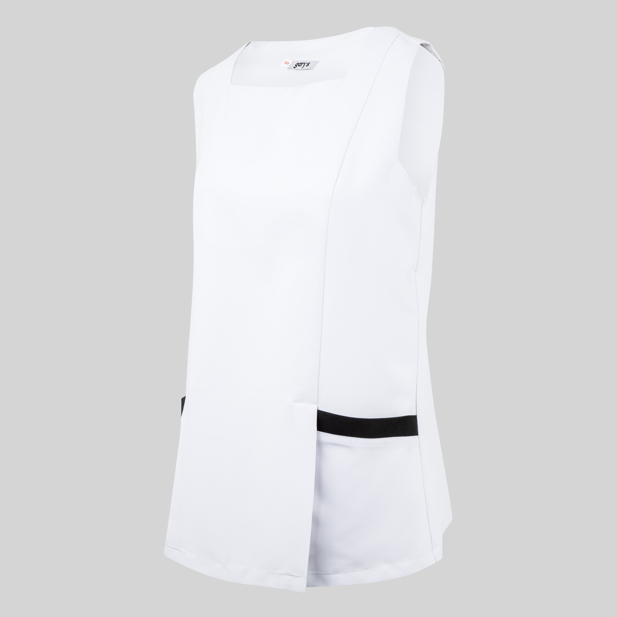 GARY'S Lantana blouse femme col carré microfibre noir