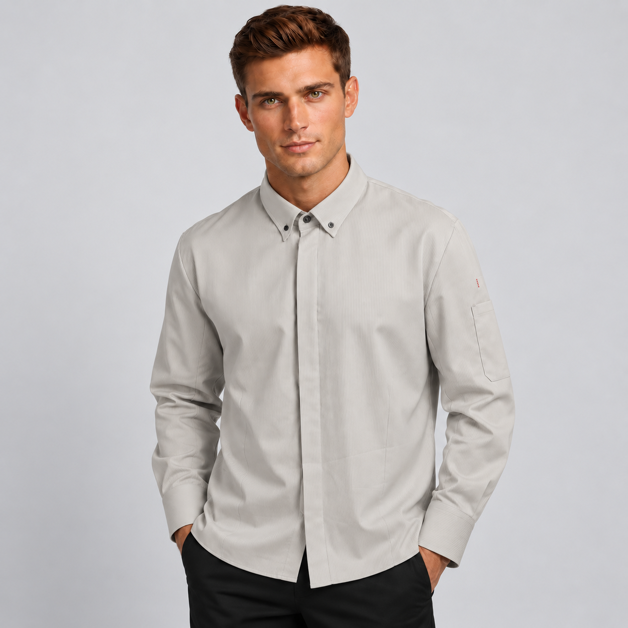 GARY'S Jonsu veste cuisine unisexe blanche