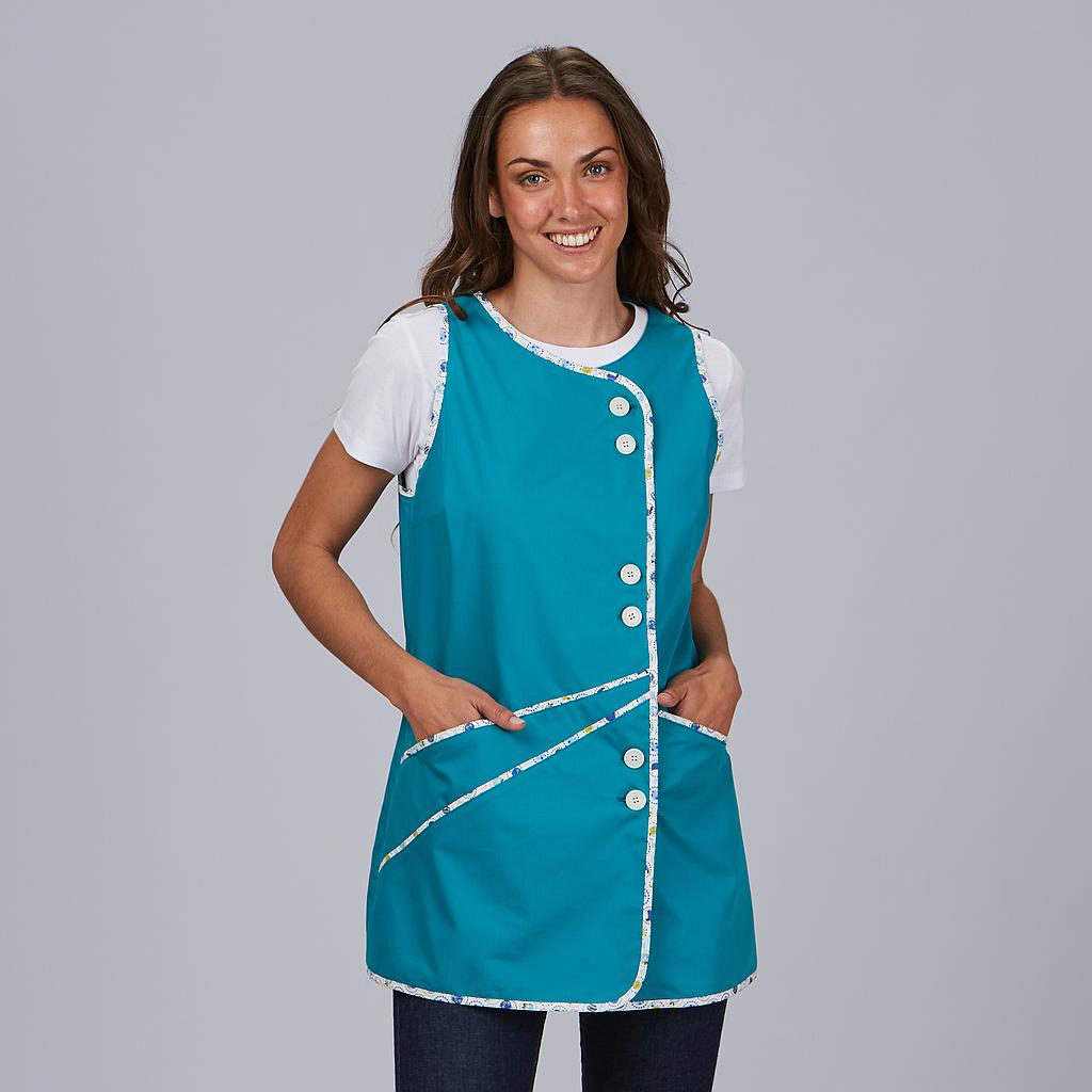 Gary's Funkids blouse femme vert eau croisée poches