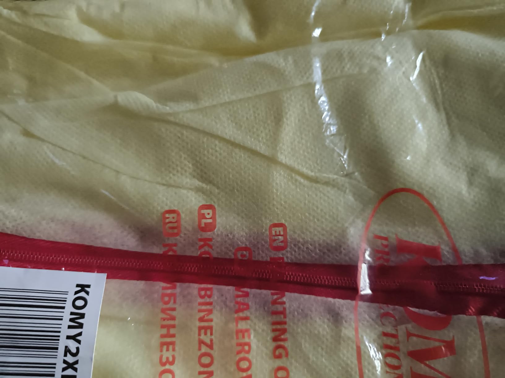 Reis KOMY XXL combinaison jetable jaune taille XXL