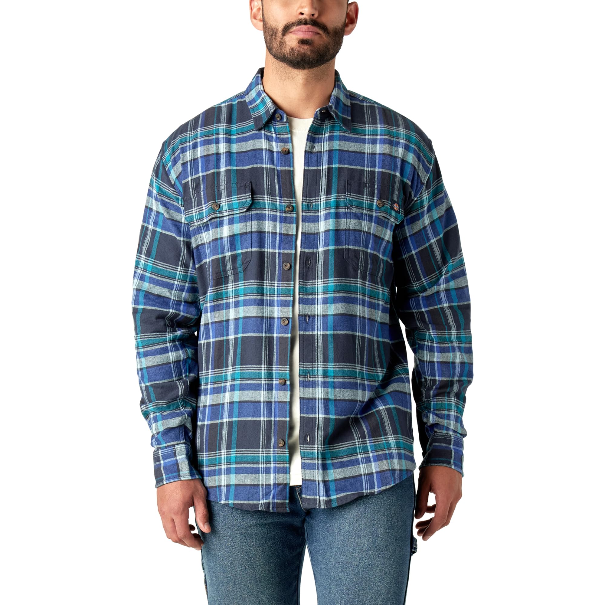 Dickies Flex Flannel chemise flanelle homme manches longues carreaux