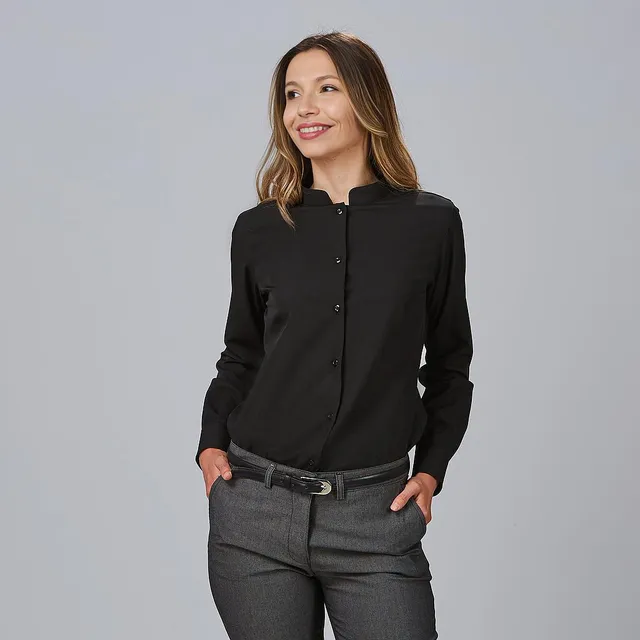 Gary's Shirts chemise Giuliana femme col mao