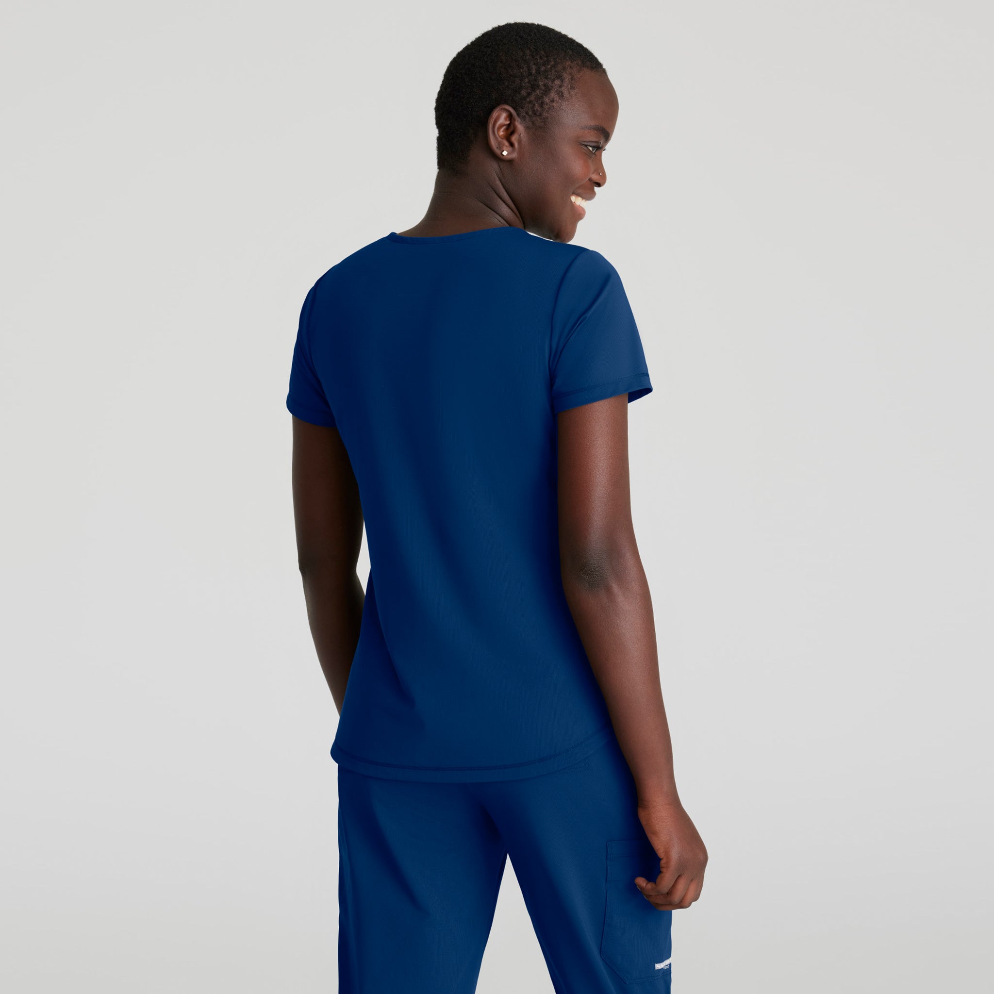 Gary's Serene Top blouse médicale noir stretch