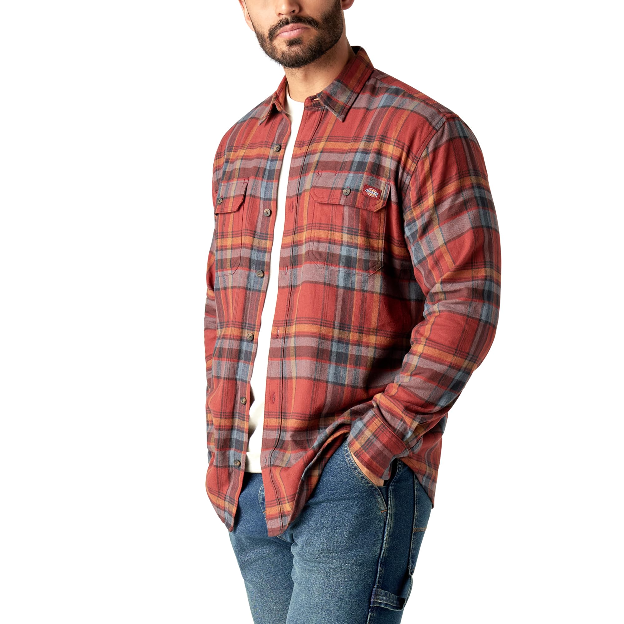 Dickies Flex Flannel chemise flanelle homme manches longues carreaux