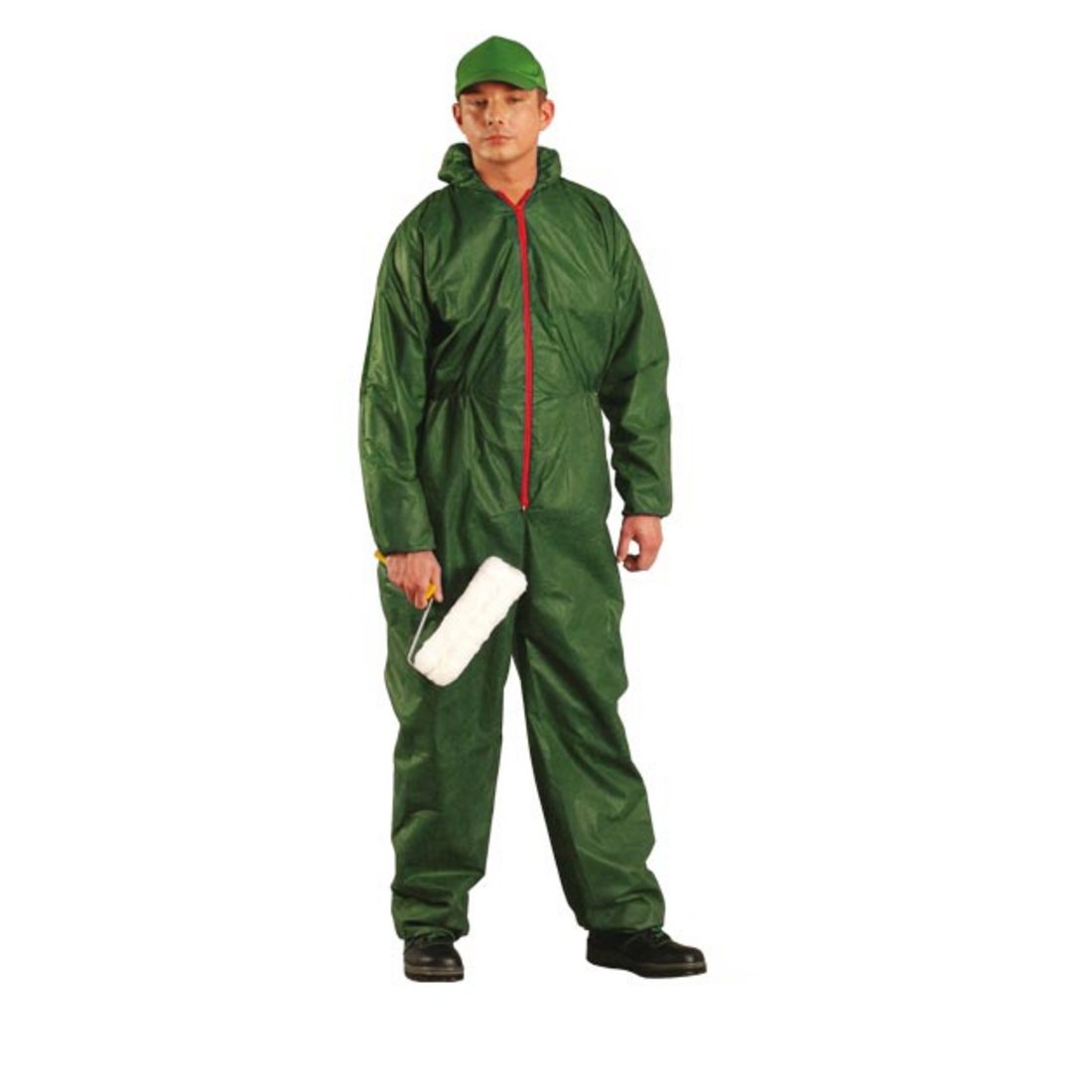 Reis combinaison jetable rouge capuche protection chantier