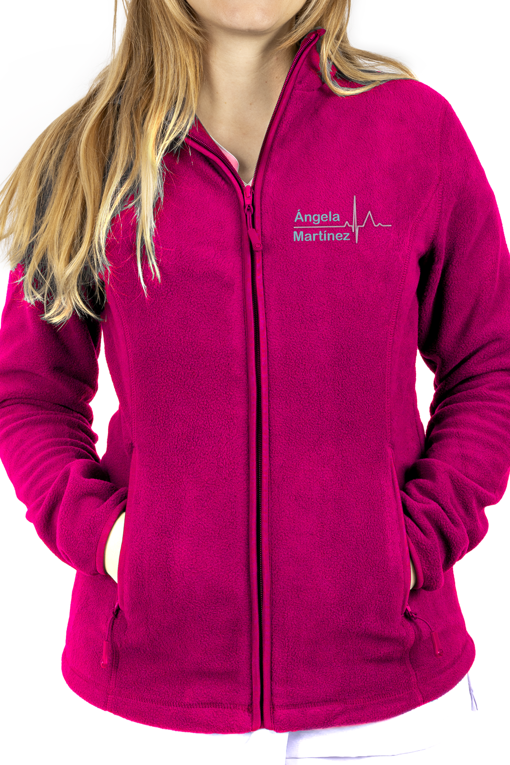 Enfermania Matrona veste polaire médicale femme fuchsia M