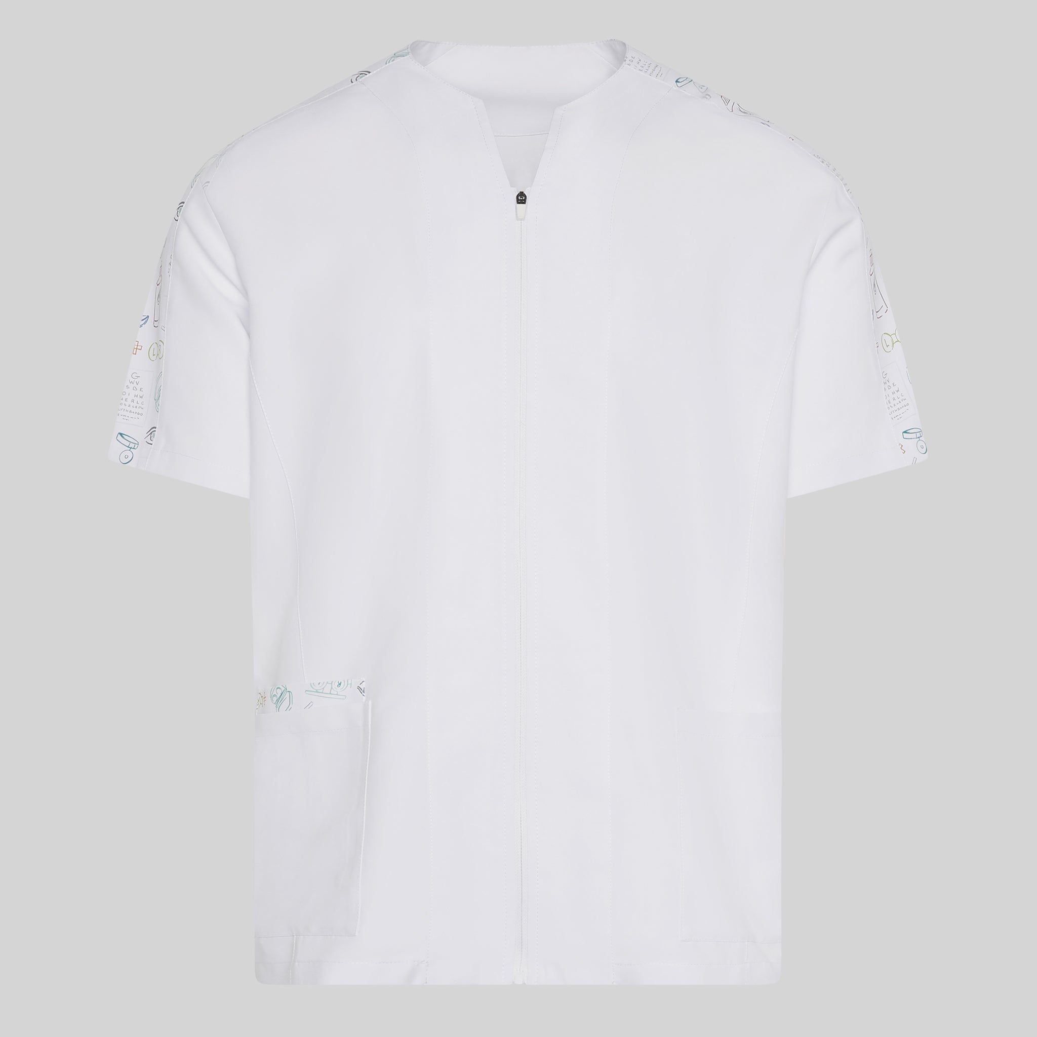 GARY'S Blouses Liam blouse médicale blanche microfibre