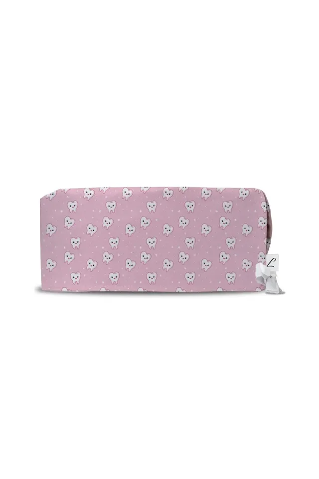 Aelin Paris calot médical rose motifs dentaire couvrant