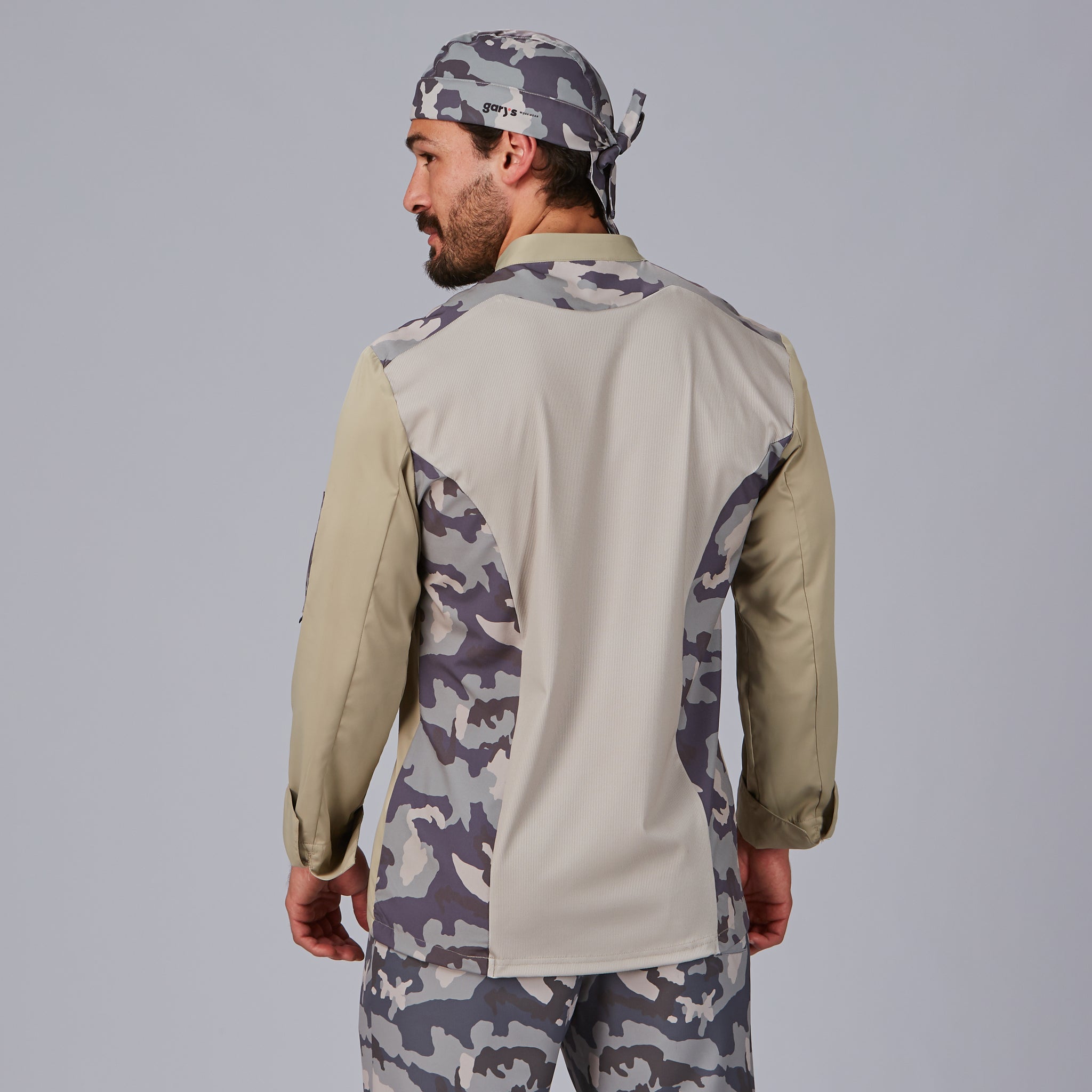 GARY'S Tactical veste cuisine unisexe sable microfibre