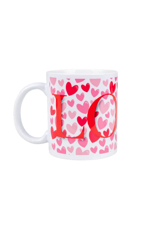 Enfermania tasse céramique blanche Love 350 ml