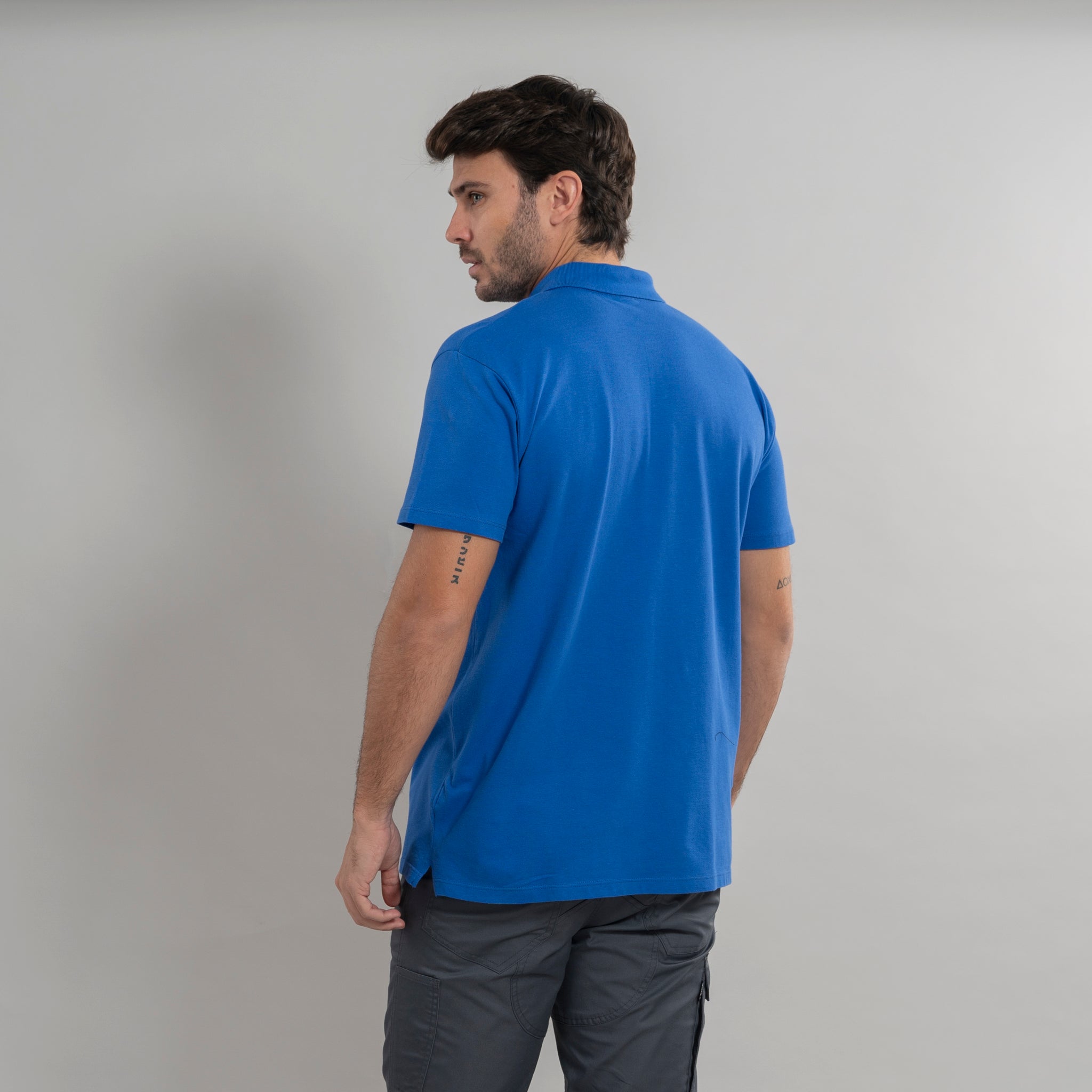 GARY'S Peñafiel polo homme coton noir manches courtes