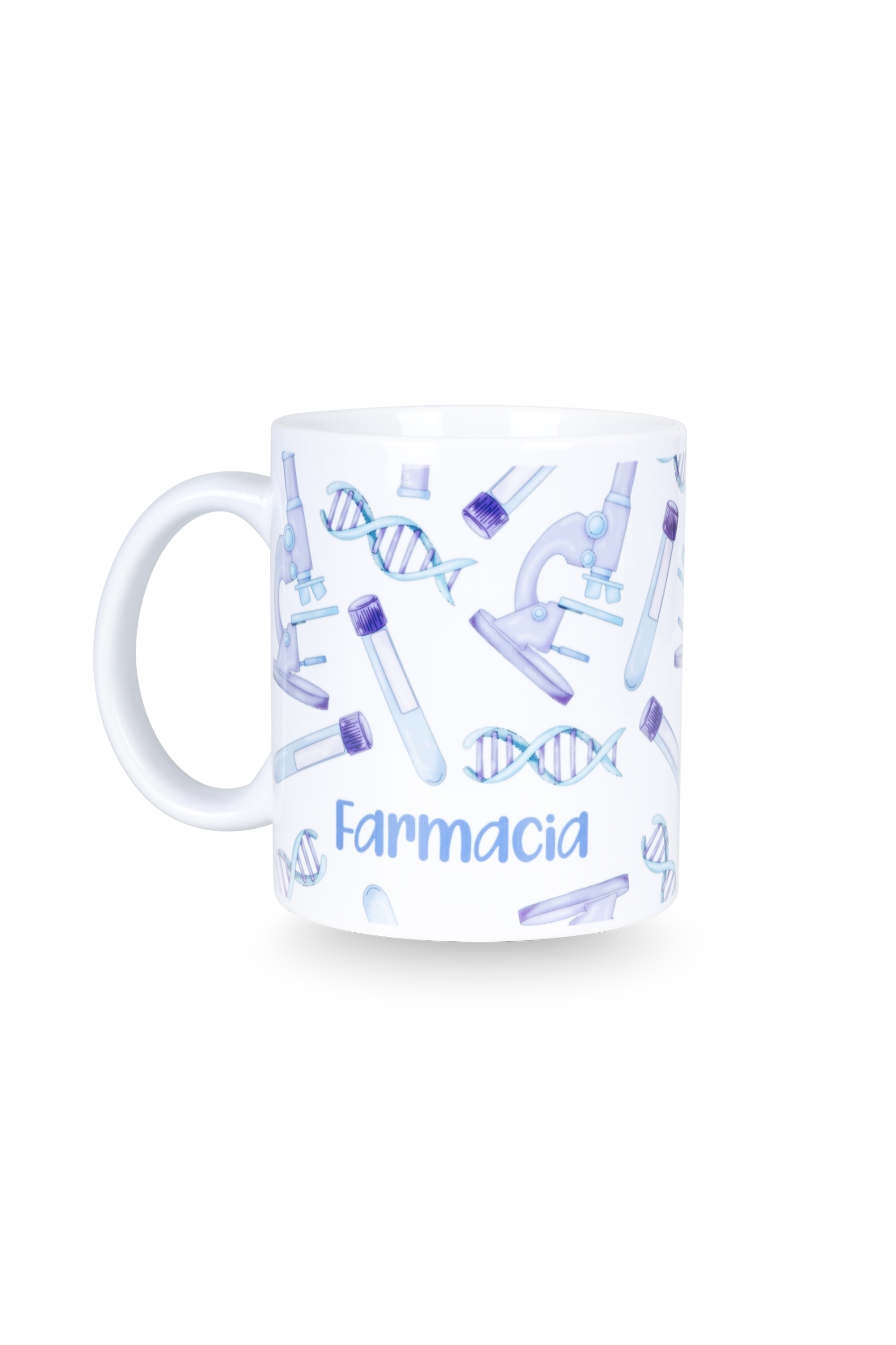 Enfermania Laboratoire mug céramique blanc 350 ml pharmacie