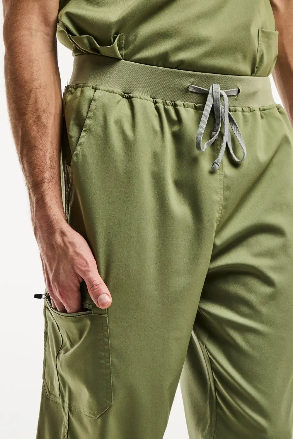 Aelin LUCA Jogger pantalon médical homme vert olive