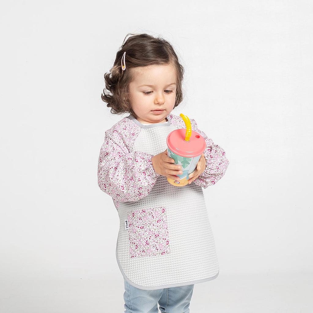 GARY'S Children Bavette Primavera Blouse Gris Perle