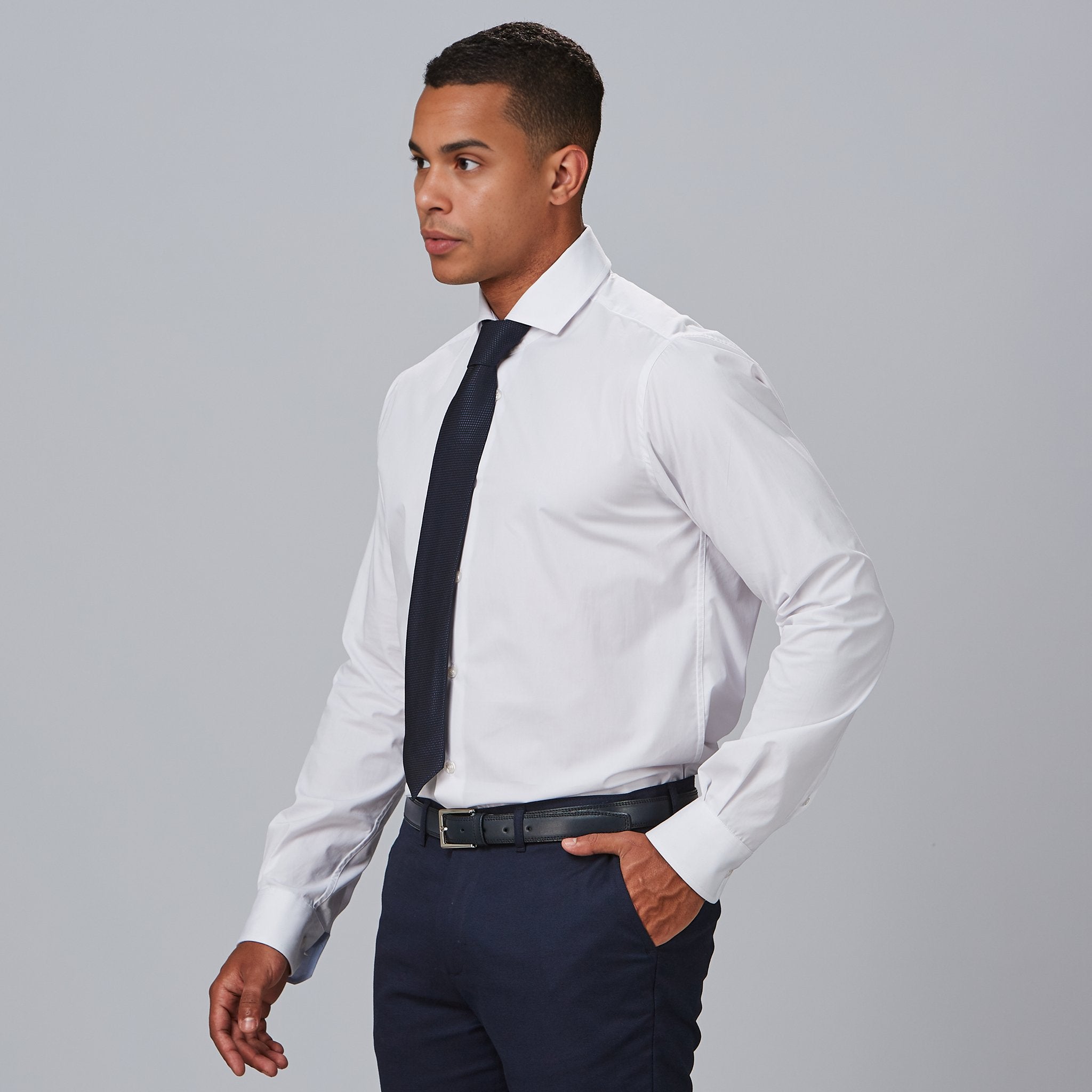 Gary's Stefano 260021 chemise homme blanche slim