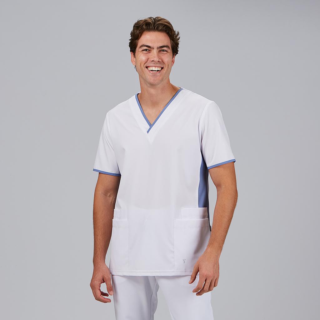 Gary's Gael blouse médicale céleste manches courtes M
