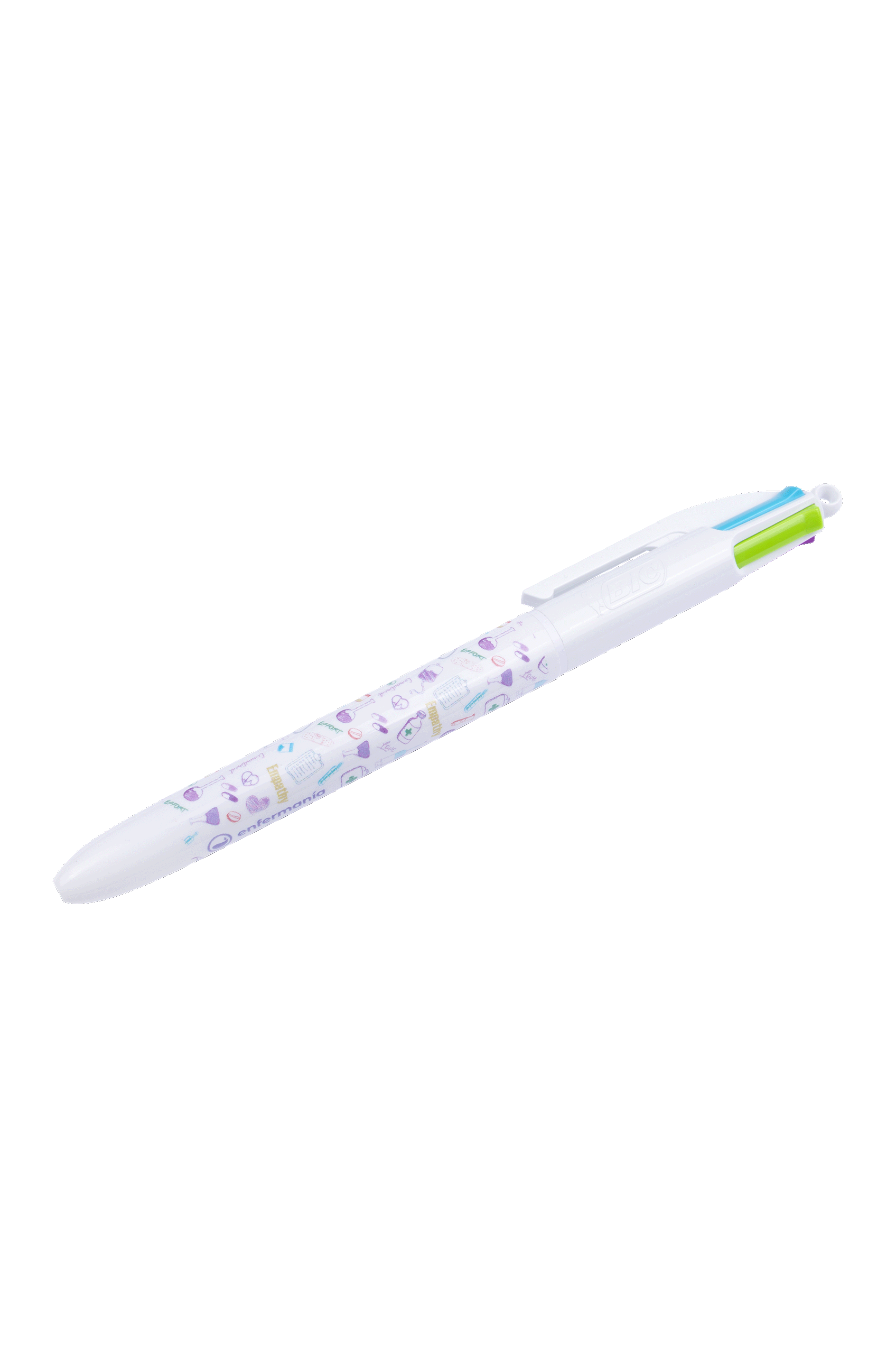 Enfermania Care stylo BIC 4 couleurs imprimé soignant