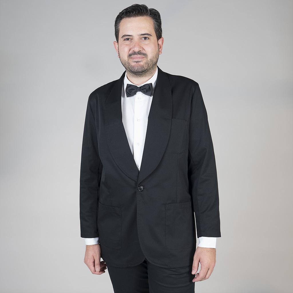 GARY'S Smoking veste de service noire 1 bouton