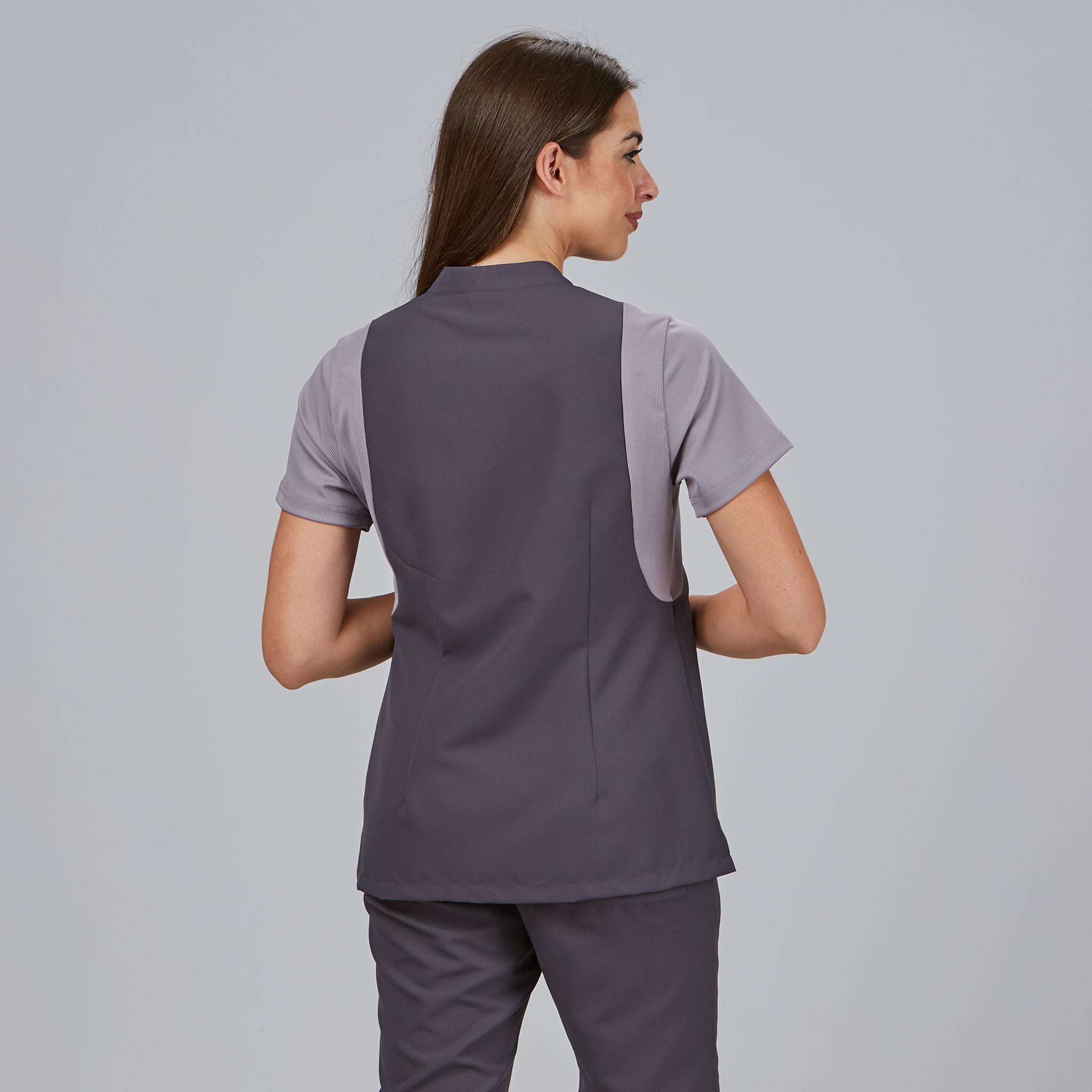 Gary's Carmina blouse médicale femme marine manches courtes M