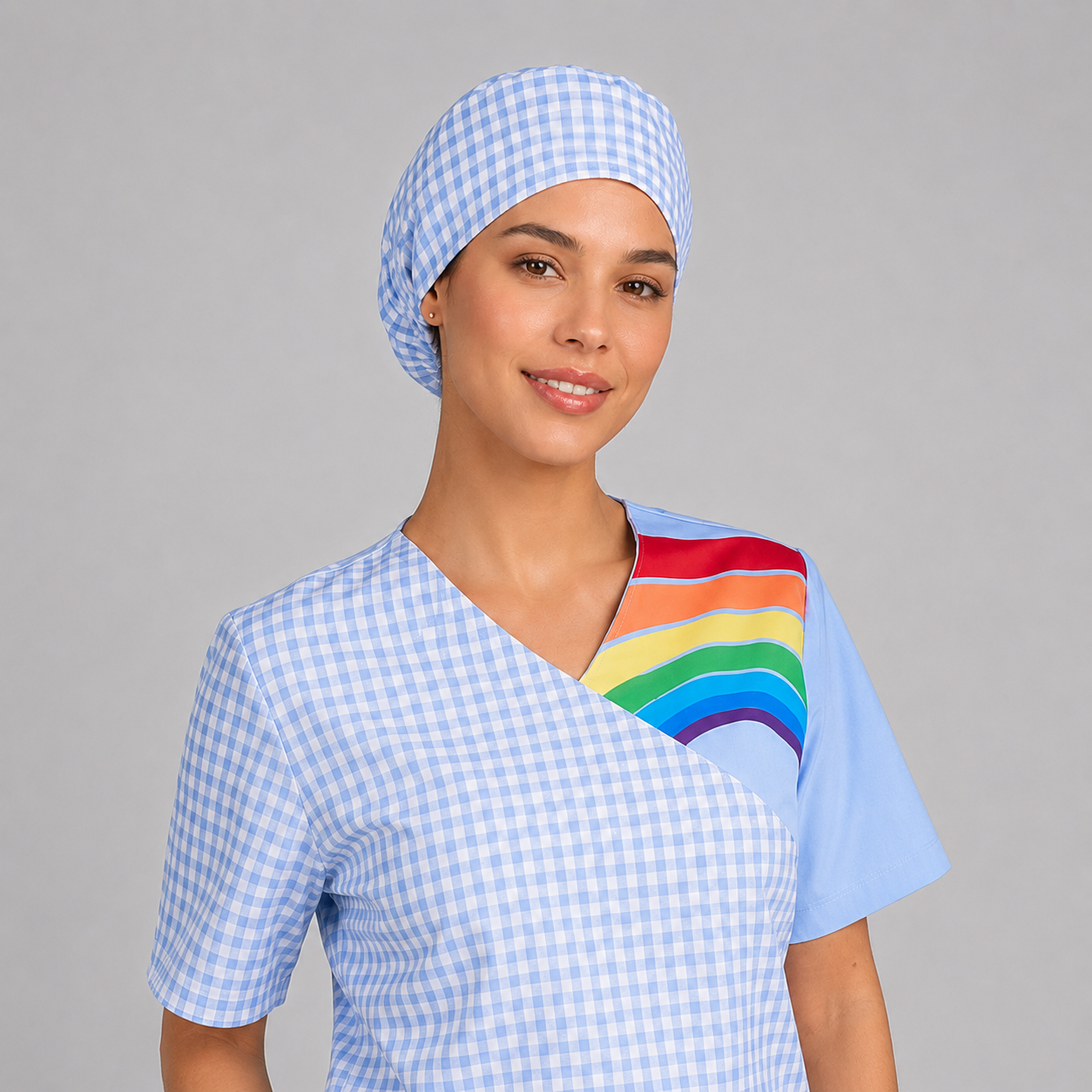 GARY'S Calot bonnet élastique antibactérien vichy fuchsia