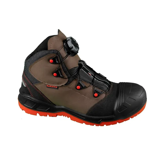 ILKOTT Modèle G chaussure sécurité Mid marron nubuck