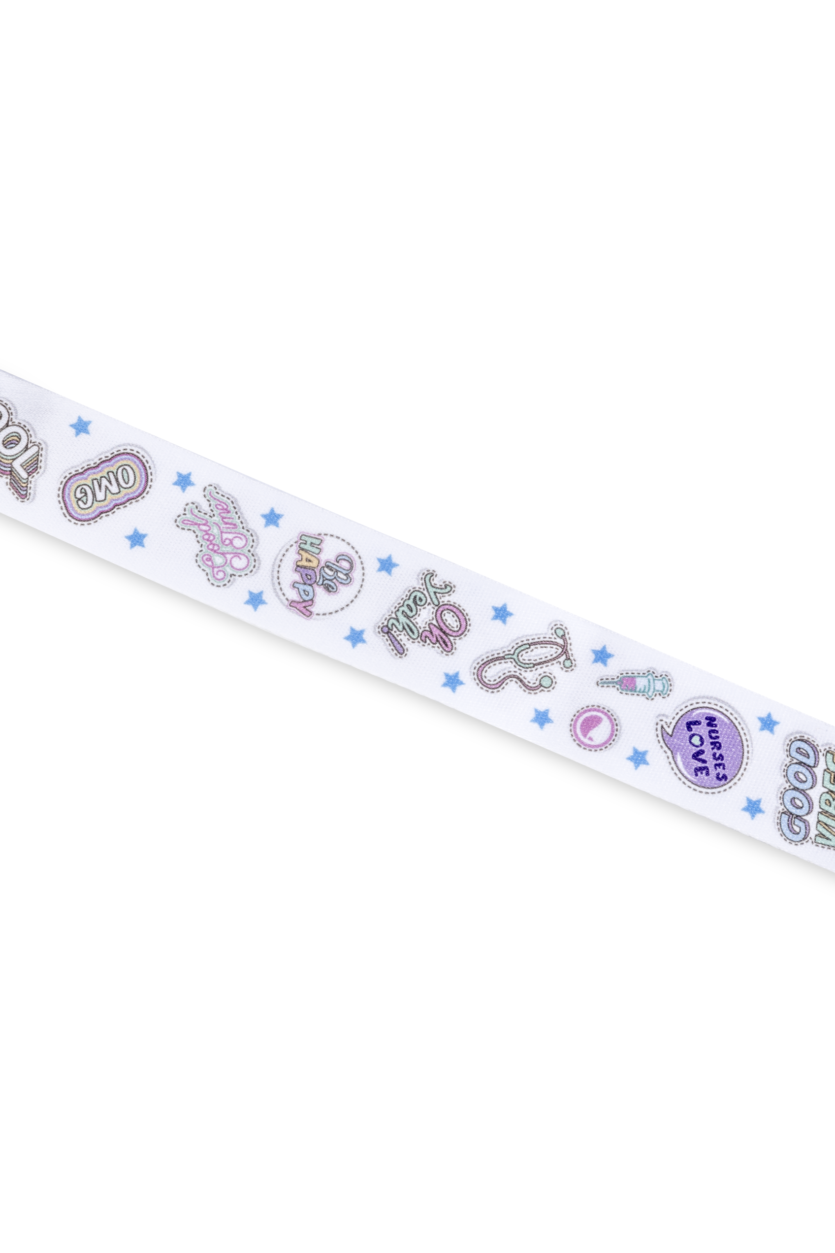 Enfermania Stickers tour de cou lanyard porte-badge soignant