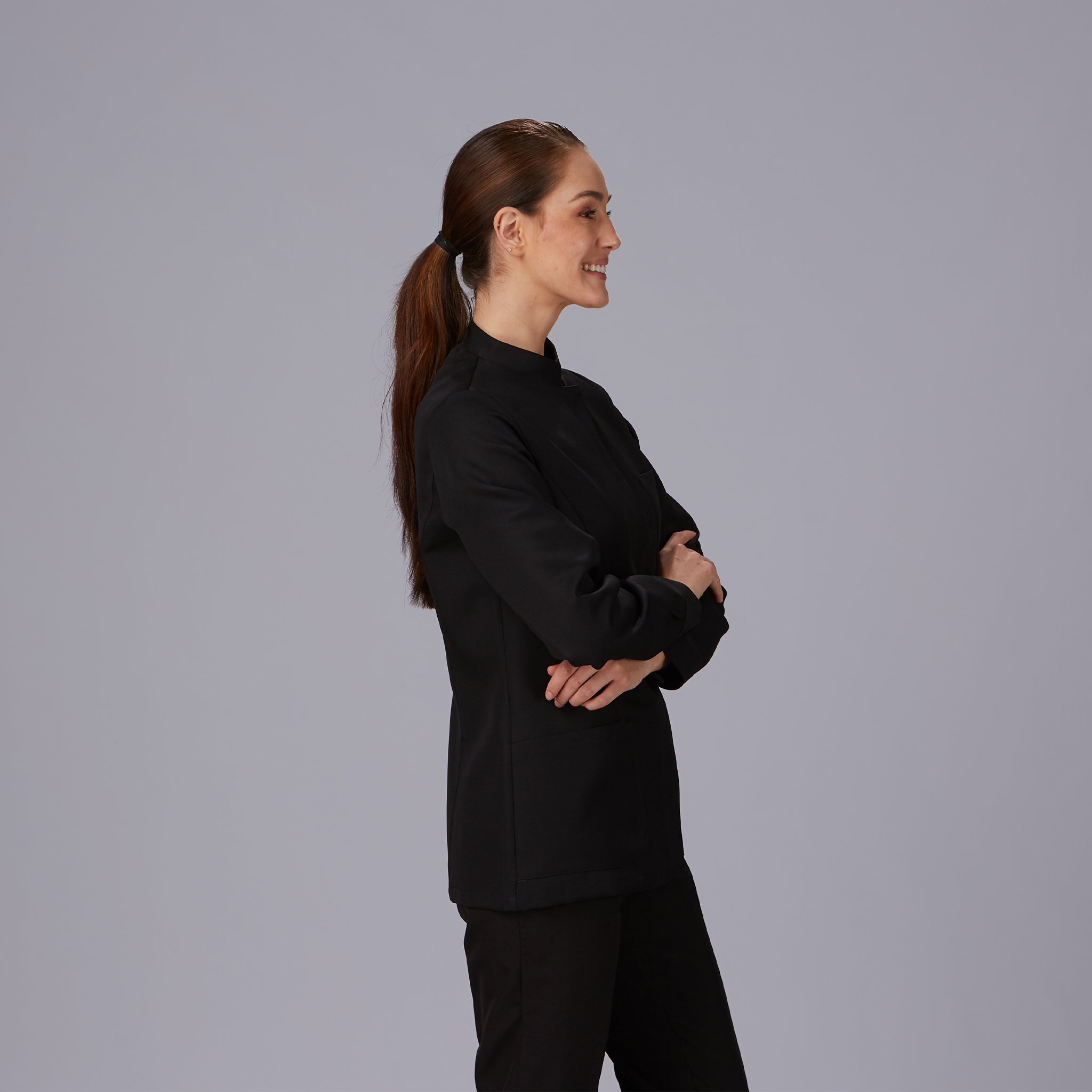 GARY'S Agar veste service femme noire polyester XS