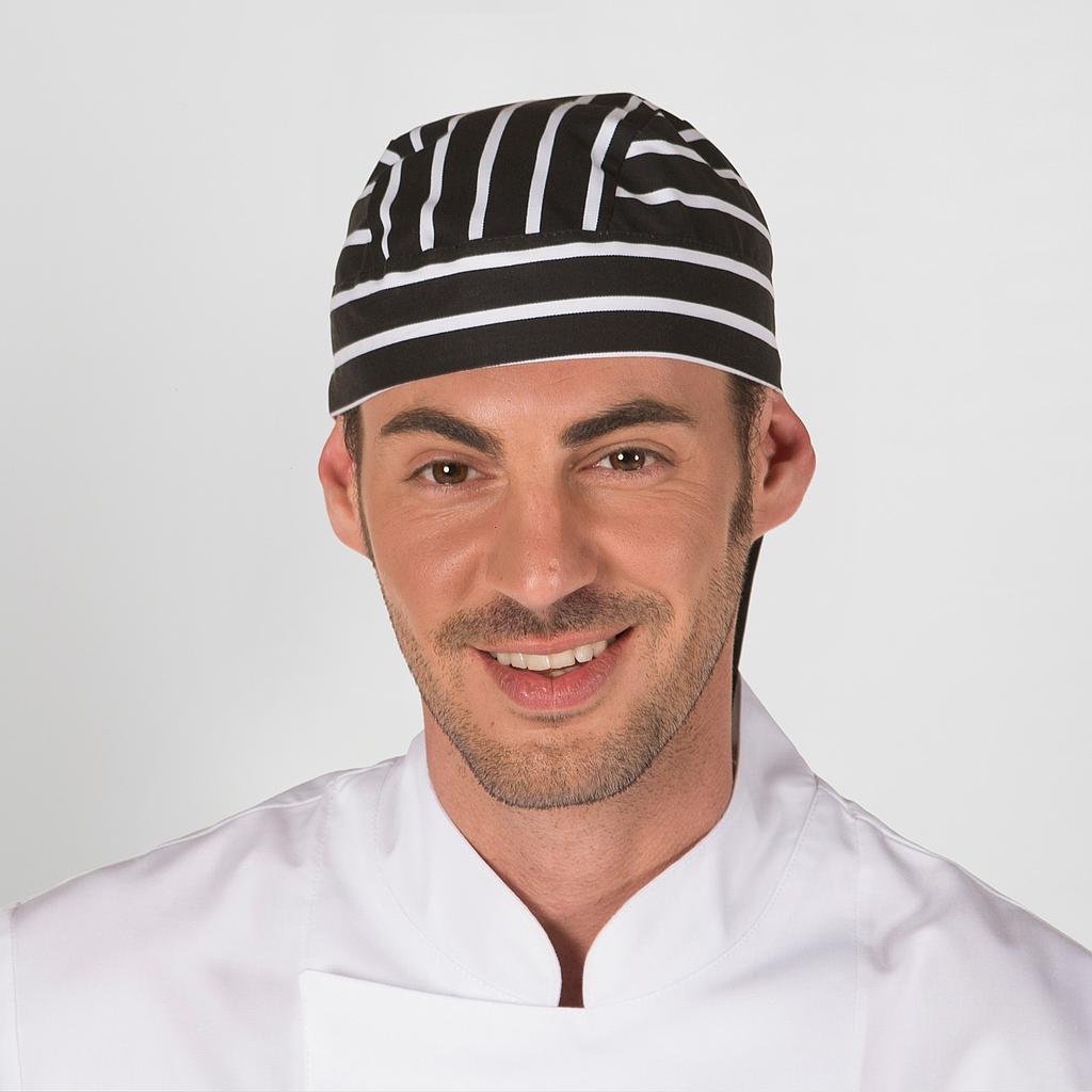 GARY'S Pirate bandana cuisine réglable noir taille unique