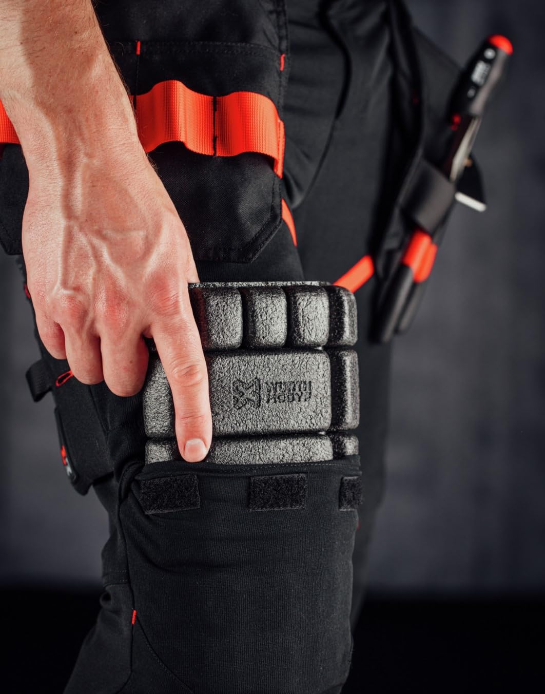 Würth MODYF genouillères travail noires rouges