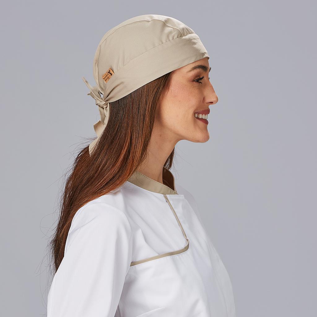 Gary's bandana cuisine gris perle coton bio recyclé réglable