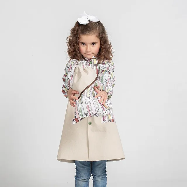 Gary's Rotus sac goûter enfant beige coton bio