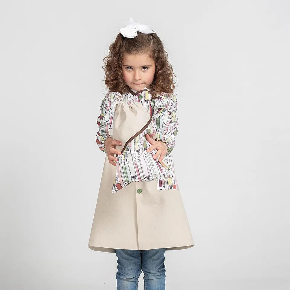 Gary's Rotus sac goûter enfant beige coton bio