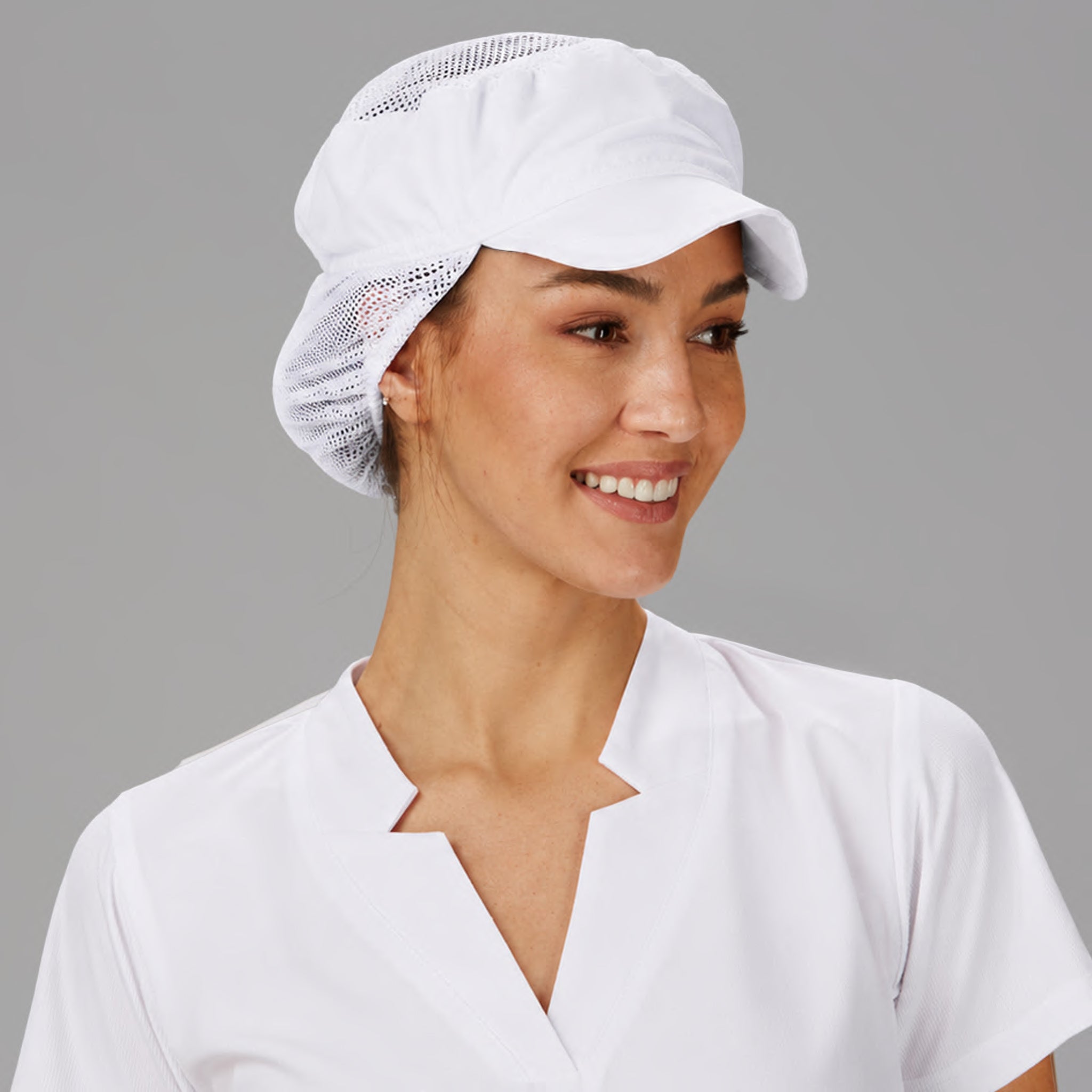 GARY'S Casquette Couvre-Nuque Cuisine Lot de 10 Blanc