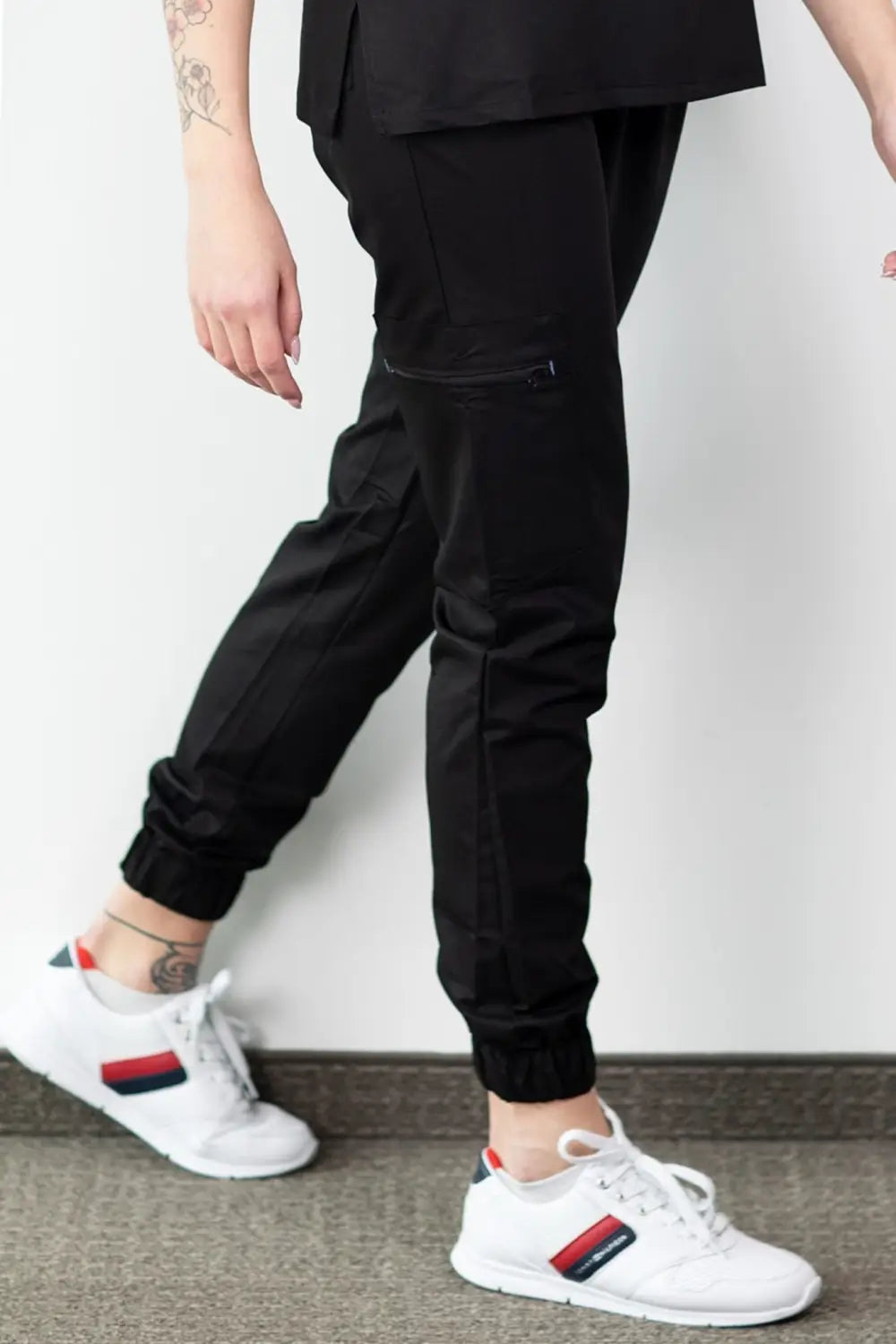 Aelin Slimfit NEW pantalon médical noir 3 poches stretch